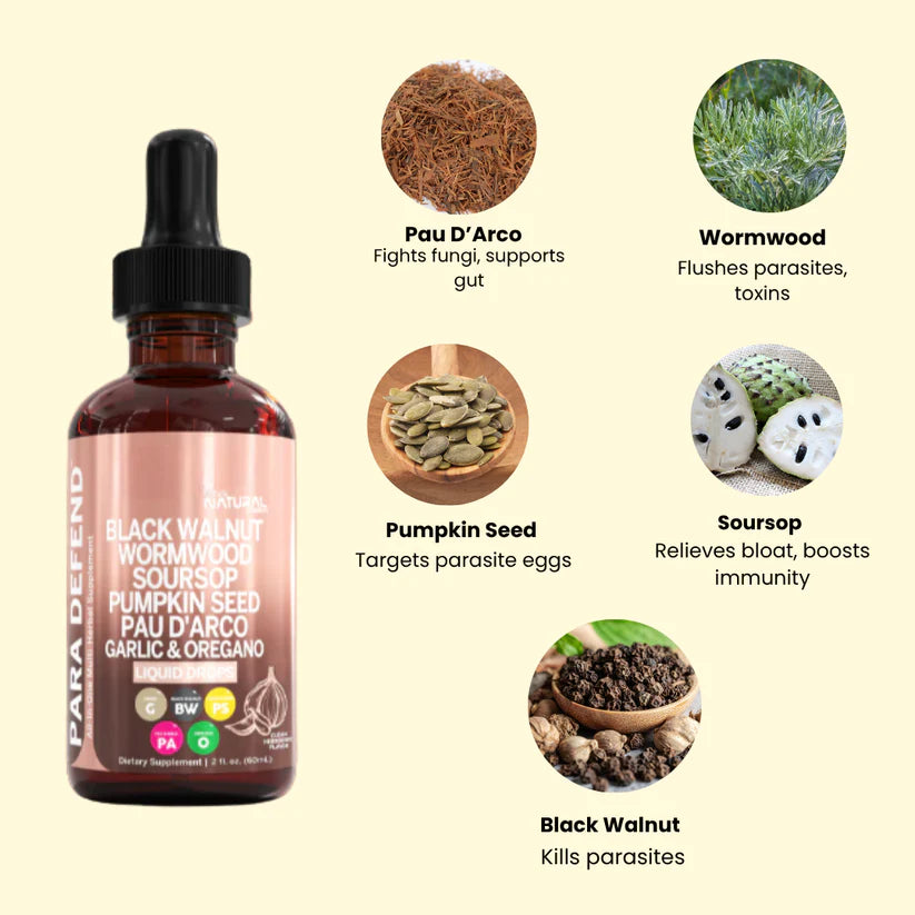 Wormwood Black Walnut Gut Reset
