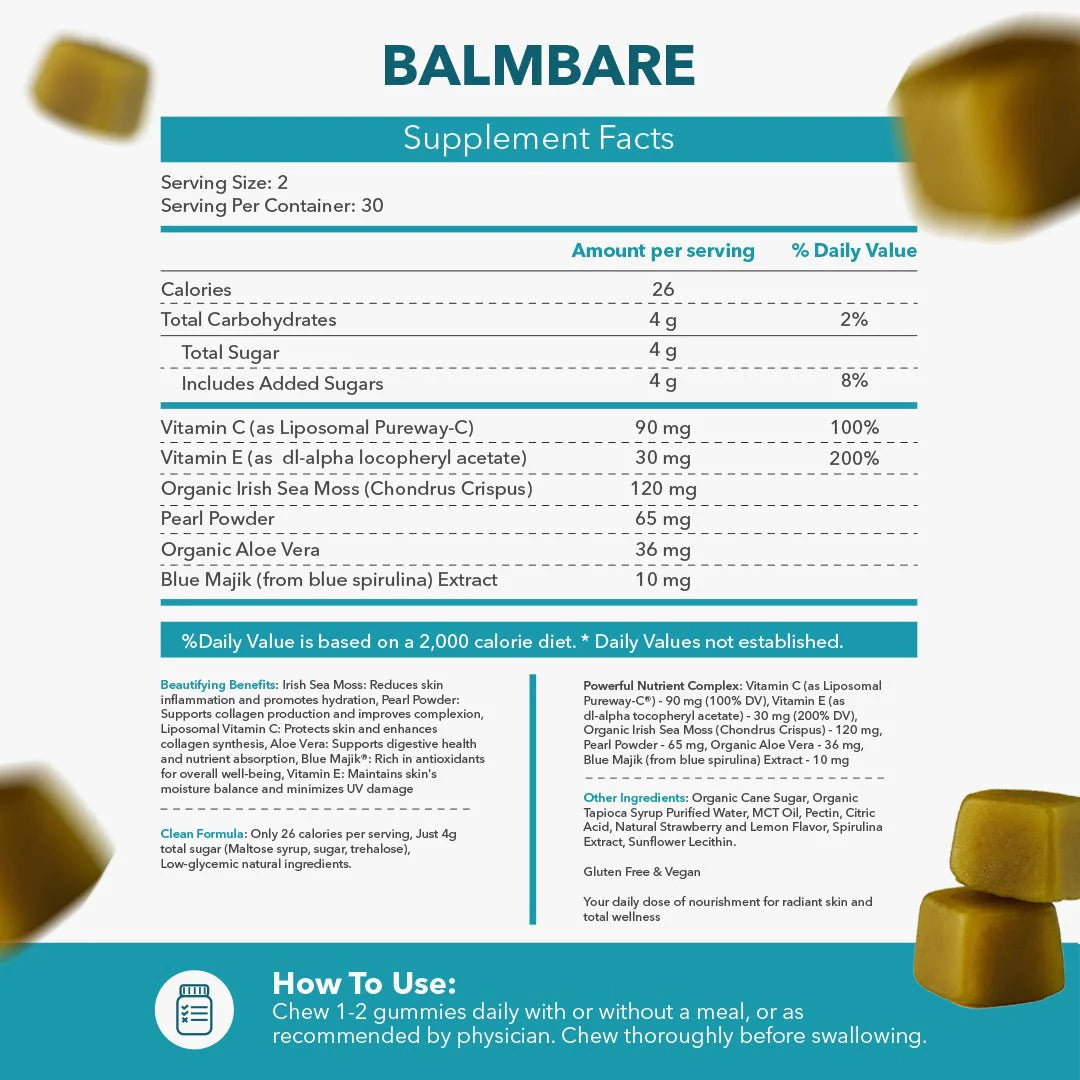 Sea Moss & Pearl Powder Gummies